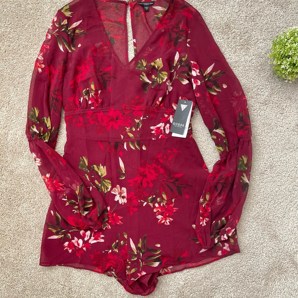 GUESS Long sleeve Romper Small